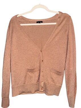 Apt. 9  Sparkly Rose Cardigan Sweater